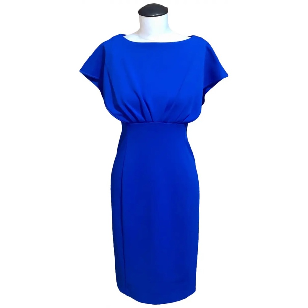 Elegant Blue Sleeveless Dress